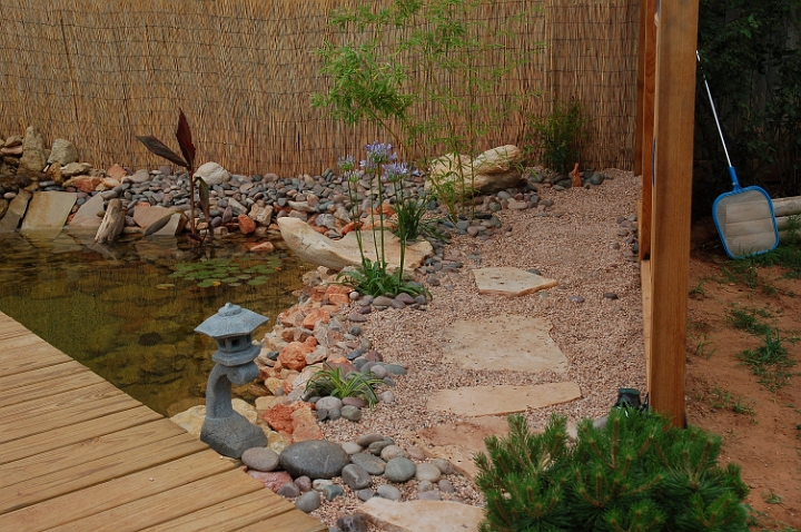 Finished pond on the right.JPG